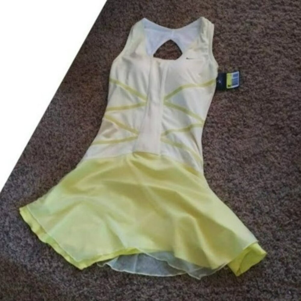 Nwt Nike Stunning Maria Sharapova Tennis Dress w/ Bra mesh skirt S Small - Picture 8 of 16